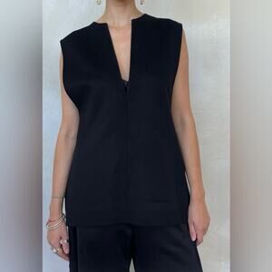 COS Black Sleeveless Vest